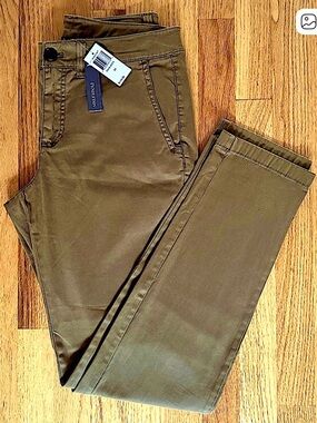 Pendleton NWT Olive Khaki Ankle Chino Pants Women’s 4